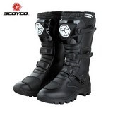 Motorcycle Motorcross Touring Boot Protective Gear Racing Shoes Breathable Off-Road Knee-High Boots